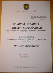 Nagroda Starosty